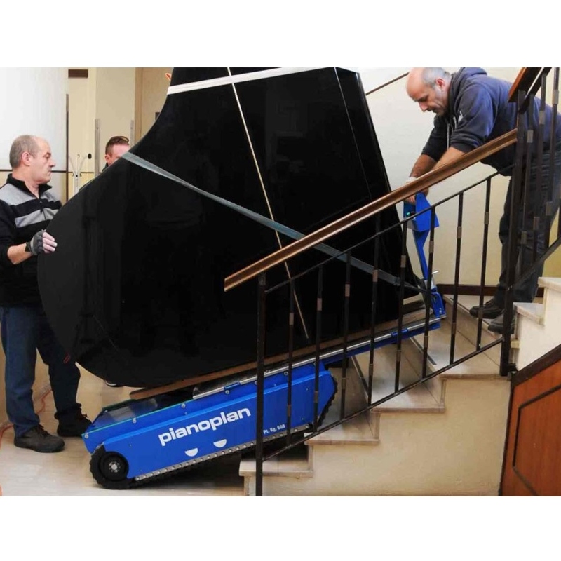 transporte de pianos oruga escalera
