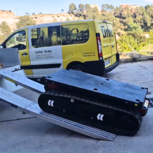 plataforma de transporte con orugas 3000 kg