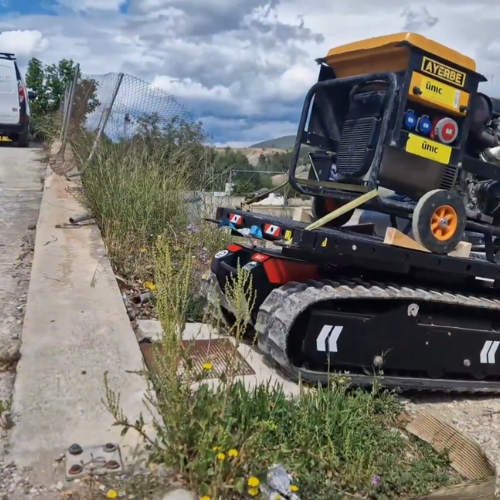 plataforma de transporte orugas 3000 kg