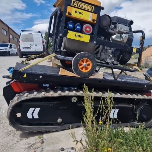 plataforma transporte orugas 3000 kg