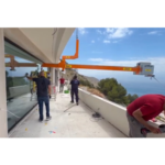 viga en voladizo contrapesada funcionamiento