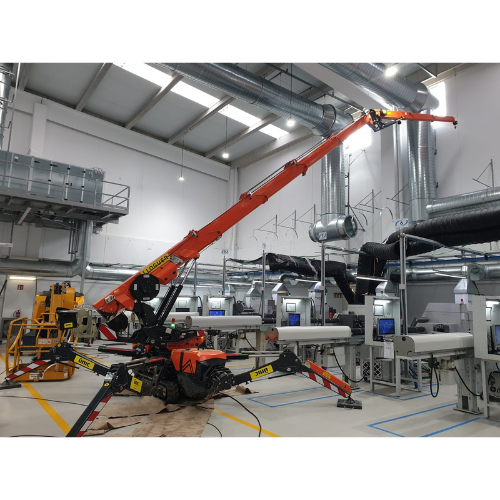alquiler mini grua arana aplicacion