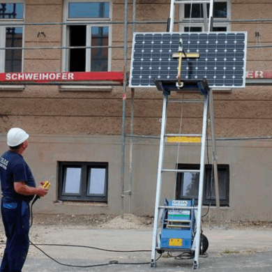 Medios auxiliares para subir material a las cubiertas: soluciones seguras y eficientes