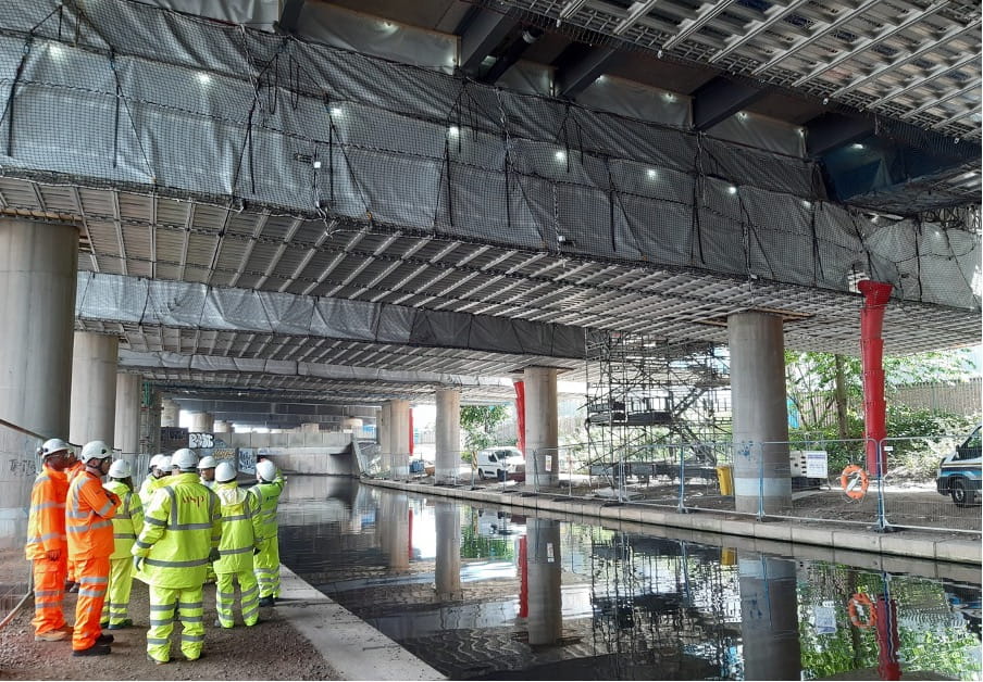 Plataforma Modular Acceso Suspendido